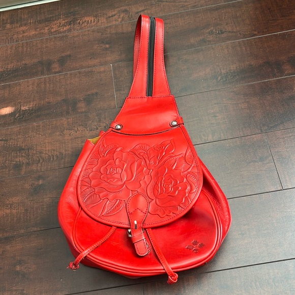 Patricia Nash Handbags - Patricia Nash Rose Tooled Leather Backpack